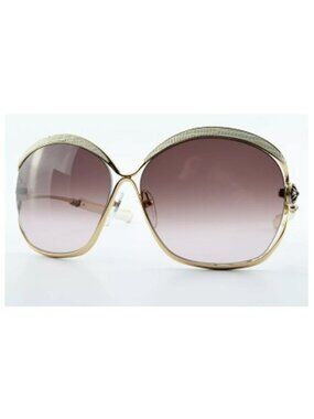 CHROME HEARTS Sunglasses FLUFFER GP-WTTL 61-13 132 Sunglasses Gold White Japan